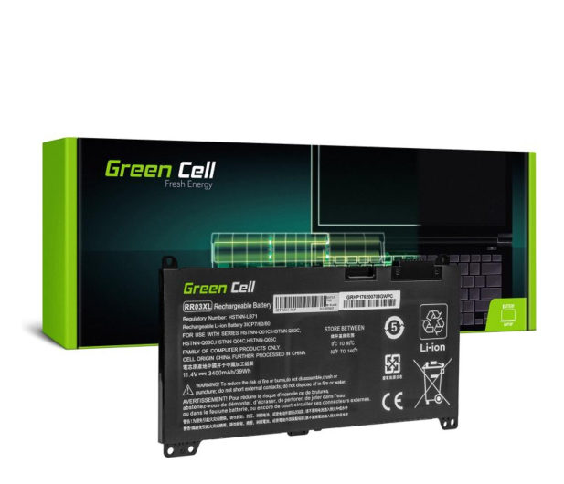 Green Cell Bateria do HP RR03XL 11,4V 3400mAh HP183 - 1197221 - zdjęcie